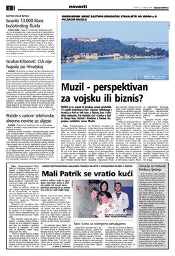 Glas Istre: subota, 4. ožujak 2006.