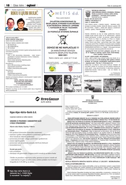 Glas Istre: petak, 23. studeni 2007. - stranica 17