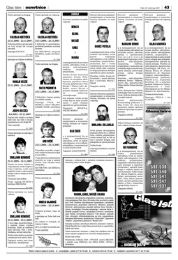Glas Istre: petak, 23. studeni 2007. - stranica 43
