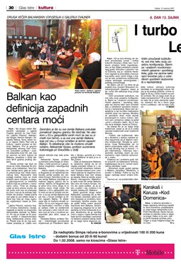 Glas Istre: srijeda, 12. prosinac 2007. - stranica 30