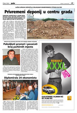 Glas Istre: četvrtak, 13. prosinac 2007. - stranica 17