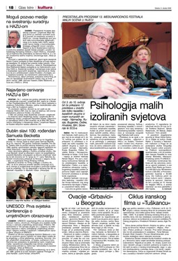 Glas Istre: srijeda, 8. ožujak 2006. - stranica 18