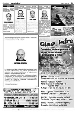 Glas Istre: subota, 22. prosinac 2007. - stranica 50