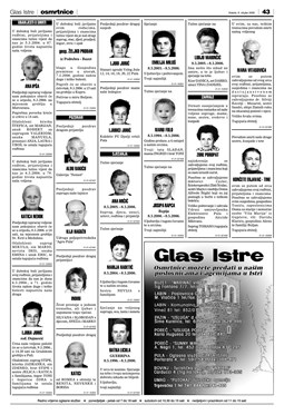 Glas Istre: srijeda, 8. ožujak 2006. - stranica 42