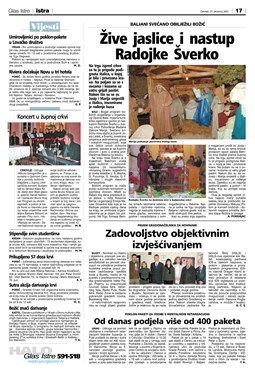 Glas Istre: četvrtak, 27. prosinac 2007. - stranica 16
