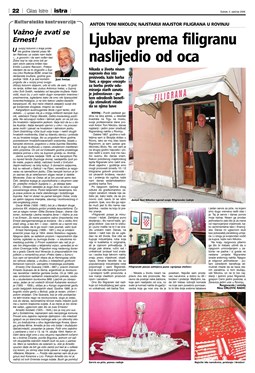 Glas Istre: subota, 5. siječanj 2008. - stranica 22