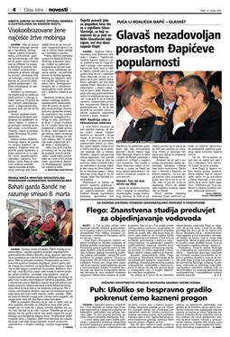 Glas Istre: petak, 10. ožujak 2006. - stranica 4