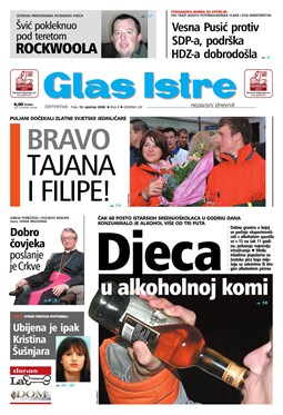 Glas Istre: četvrtak, 10. siječanj 2008.