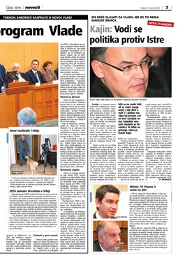Glas Istre: nedjelja, 13. siječanj 2008. - stranica 3