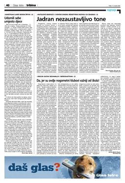 Glas Istre: ponedjeljak, 13. ožujak 2006. - stranica 40