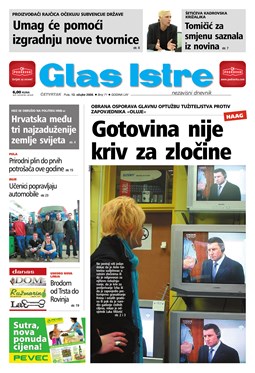 Glas Istre: četvrtak, 13. ožujak 2008.