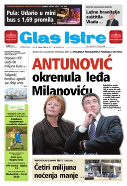 Glas Istre: nedjelja, 16. ožujak 2008.