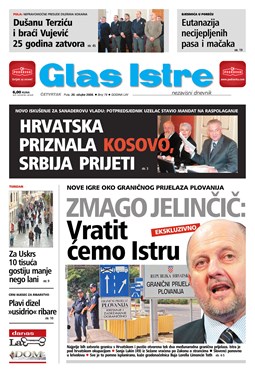 Glas Istre: četvrtak, 20. ožujak 2008.