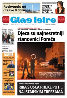 Glas Istre: ponedjeljak, 31. ožujak 2008.