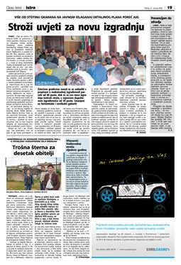 Glas Istre: srijeda, 21. svibanj 2008. - stranica 19