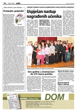 Glas Istre: srijeda, 28. svibanj 2008. - stranica 14