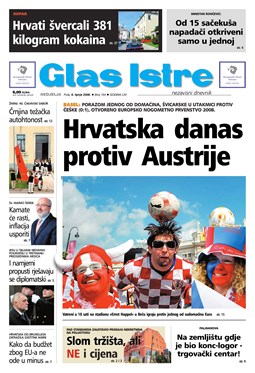Glas Istre: nedjelja, 8. lipanj 2008.
