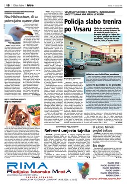 Glas Istre: četvrtak, 14. kolovoz 2008. - stranica 17