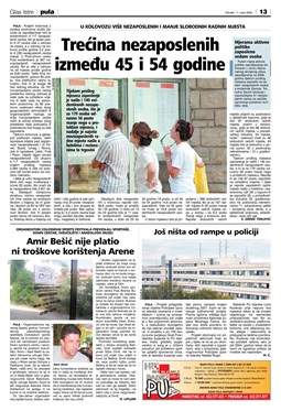 Glas Istre: četvrtak, 11. rujan 2008. - stranica 13