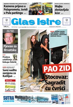 Glas Istre: četvrtak, 25. rujan 2008.