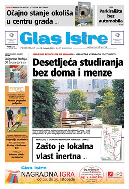Glas Istre: ponedjeljak, 13. listopad 2008.