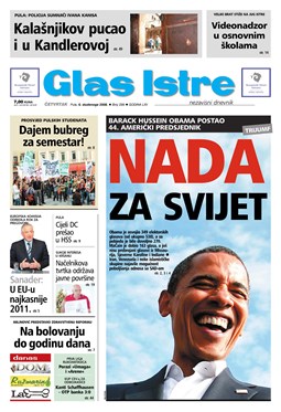 Glas Istre: četvrtak, 6. studeni 2008.