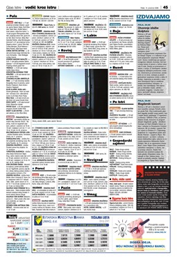 Glas Istre: petak, 12. prosinac 2008. - stranica 45