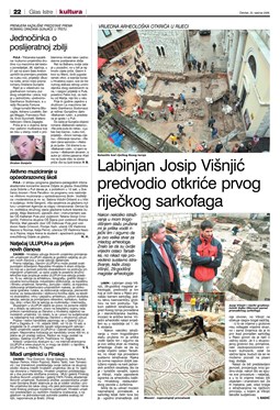 Glas Istre: četvrtak, 22. siječanj 2009. - stranica 22