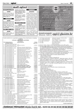 Glas Istre: srijeda, 12. travanj 2006. - stranica 40