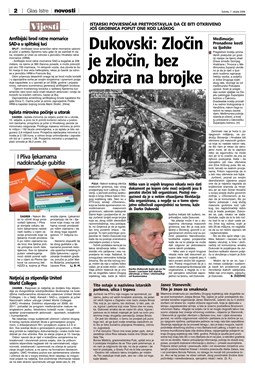 Glas Istre: subota, 7. ožujak 2009.