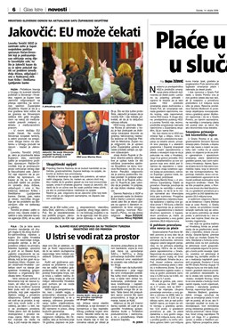 Glas Istre: subota, 14. ožujak 2009. - stranica 6
