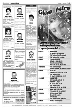 Glas Istre: ponedjeljak, 16. ožujak 2009. - stranica 42