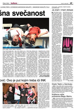 Glas Istre: petak, 20. ožujak 2009. - stranica 27