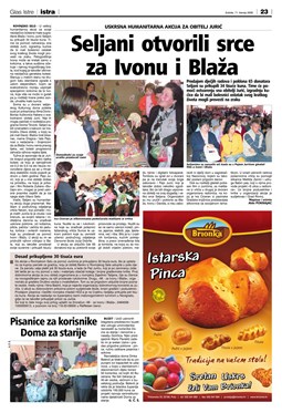 Glas Istre: subota, 11. travanj 2009. - stranica 23