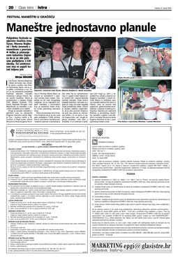 Glas Istre: srijeda, 24. lipanj 2009. - stranica 20