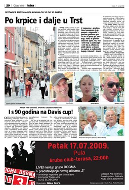 Glas Istre: srijeda, 15. srpanj 2009. - stranica 19