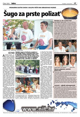 Glas Istre: ponedjeljak, 3. kolovoz 2009. - stranica 17
