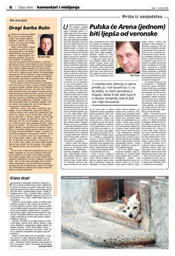 Glas Istre: petak, 7. kolovoz 2009. - stranica 6