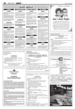 Glas Istre: subota, 6. svibanj 2006. - stranica 48