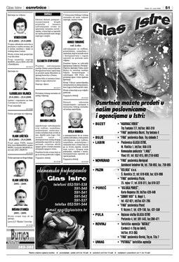 Glas Istre: petak, 25. rujan 2009. - stranica 50