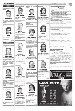 Glas Istre: nedjelja, 11. listopad 2009. - stranica 42