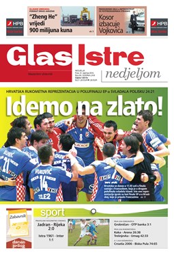 Glas Istre: nedjelja, 31. siječanj 2010.