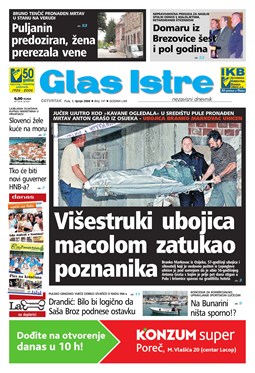 Glas Istre: četvrtak, 1. lipanj 2006.
