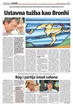 Glas Istre: ponedjeljak, 9. kolovoz 2010. - stranica 7