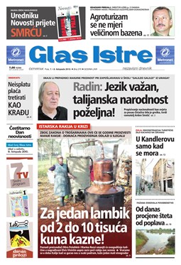 Glas Istre: četvrtak, 7. listopad 2010.