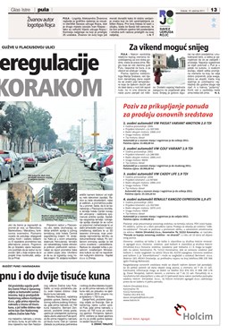 Glas Istre: srijeda, 19. siječanj 2011. - stranica 13