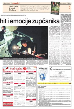 Glas Istre: srijeda, 25. svibanj 2011. - stranica 39