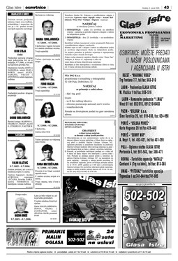 Glas Istre: nedjelja, 9. srpanj 2006. - stranica 41