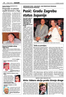 Glas Istre: ponedjeljak, 10. srpanj 2006. - stranica 4