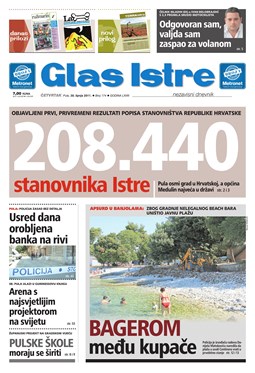 Glas Istre: četvrtak, 30. lipanj 2011.
